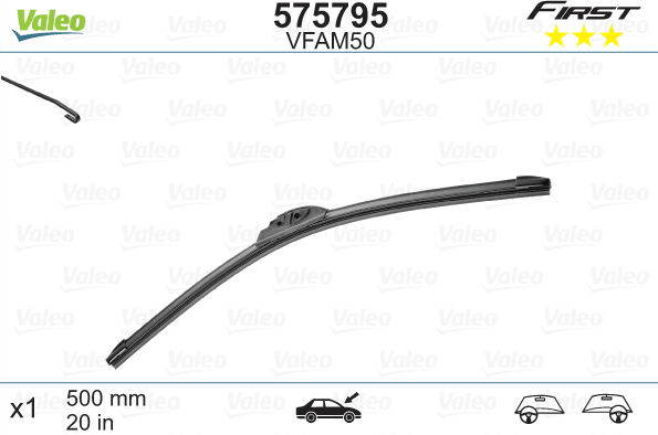 Щетка стеклоочистителя Valeo First Flat AM FAM50