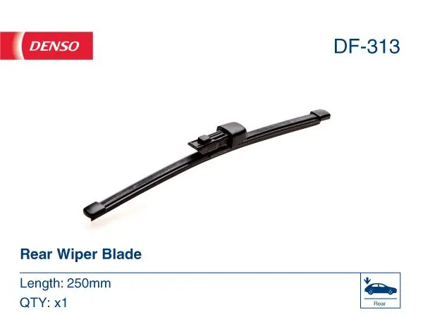 Задняя щетка стеклоочистителя Denso Flat Rear DF-313
