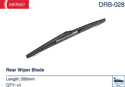 Задняя щетка стеклоочистителя Denso Rear DRB-028