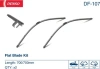 Комплект бескаркасных стеклоочистителей  Denso Flat DF-107